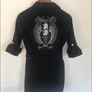Fun cotton/ spandex  belted top